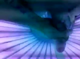 Selfmade me wank in solarium